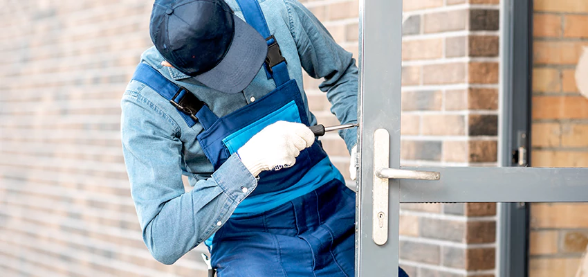Pivot Storefront Door Locks Installation in Midway City, California