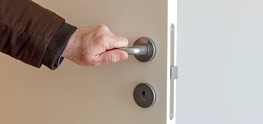 Restroom Locks Privacy Bolt Installation in Midway City, California